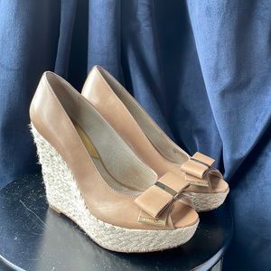 Michael Kors tan espadrilles